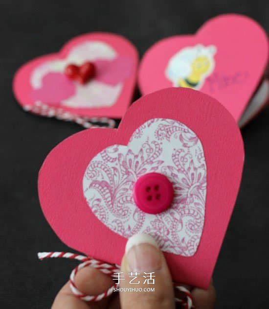 簡單又有創(chuàng)意的情人節(jié)愛心賀卡DIY -  rpnrmr.com