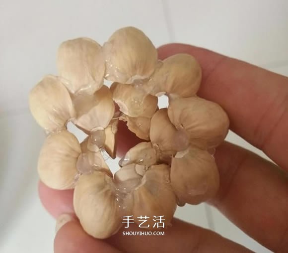 開心果殼手工制作插花裝飾品的做法 -  rpnrmr.com