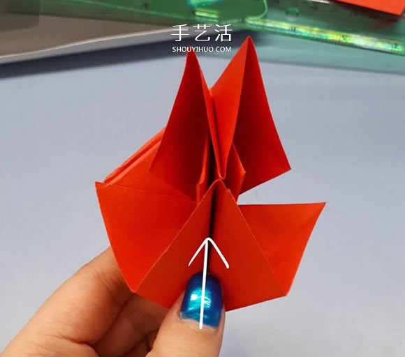 簡(jiǎn)單卷心紙玫瑰的折紙方法圖解教程 -  rpnrmr.com