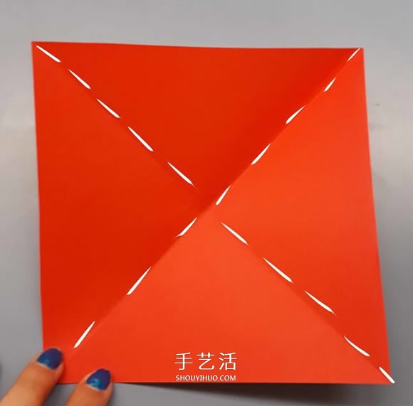 簡(jiǎn)單卷心紙玫瑰的折紙方法圖解教程 -  rpnrmr.com