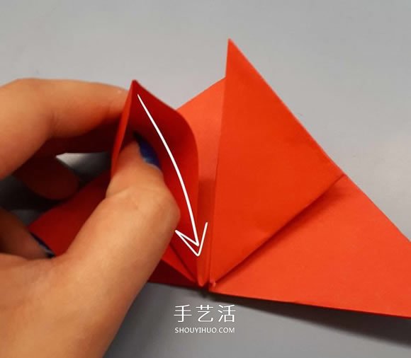 簡(jiǎn)單卷心紙玫瑰的折紙方法圖解教程 -  rpnrmr.com