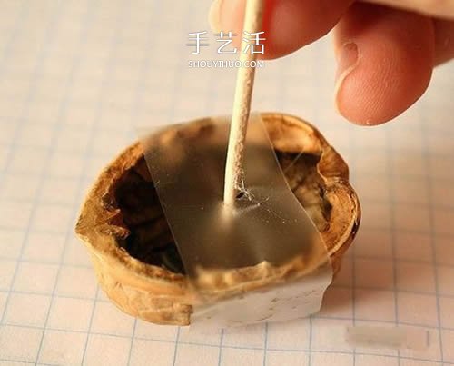 大核桃殼手工制作小帆船的方法教程 -  rpnrmr.com
