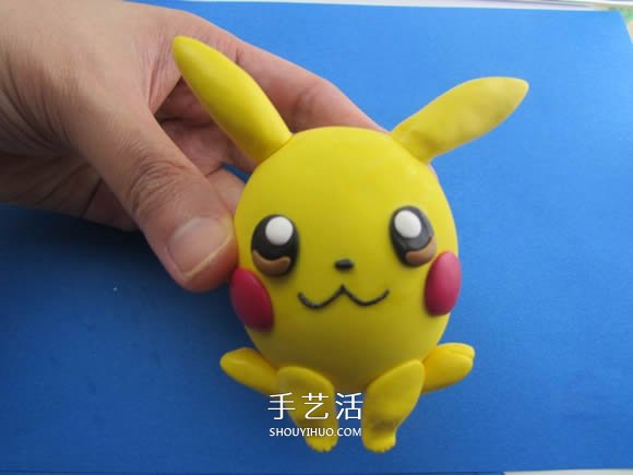 超輕粘土皮卡丘的做法圖解教程 -  rpnrmr.com