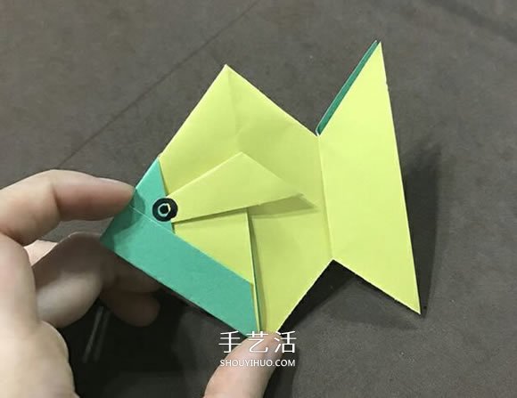 兒童簡單折紙小金魚的折法圖解 -  rpnrmr.com