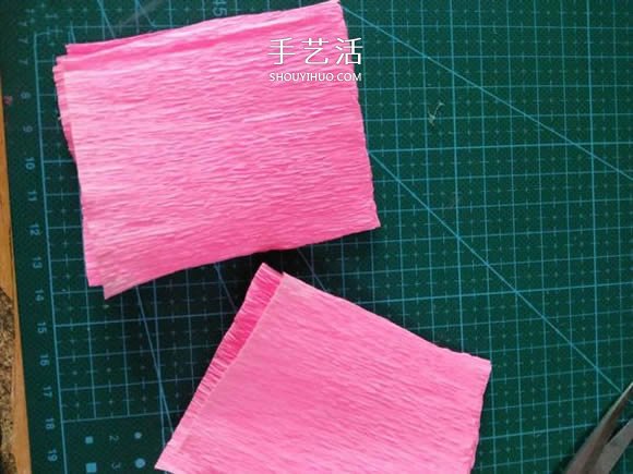 皺紋紙手工制作美麗紙花的做法圖解 -  rpnrmr.com