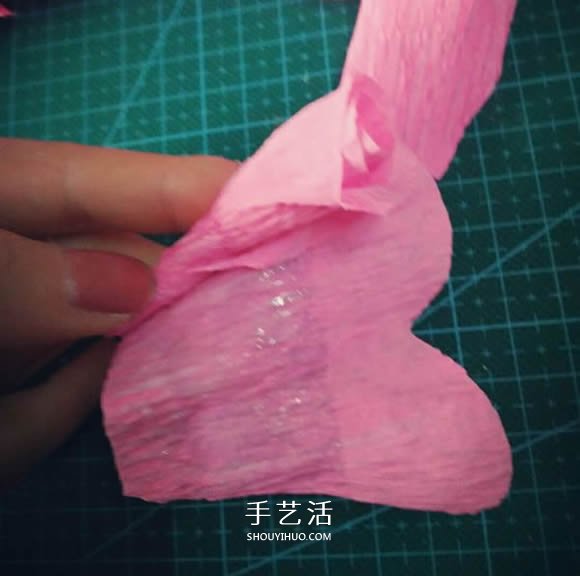 皺紋紙手工制作美麗紙花的做法圖解 -  rpnrmr.com