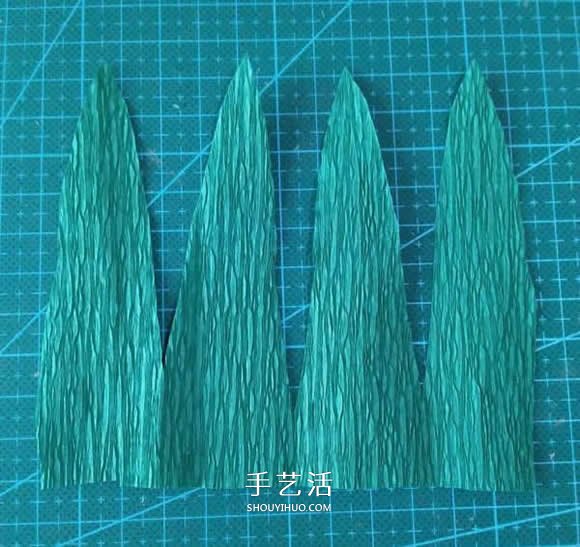 皺紋紙手工制作美麗紙花的做法圖解 -  rpnrmr.com
