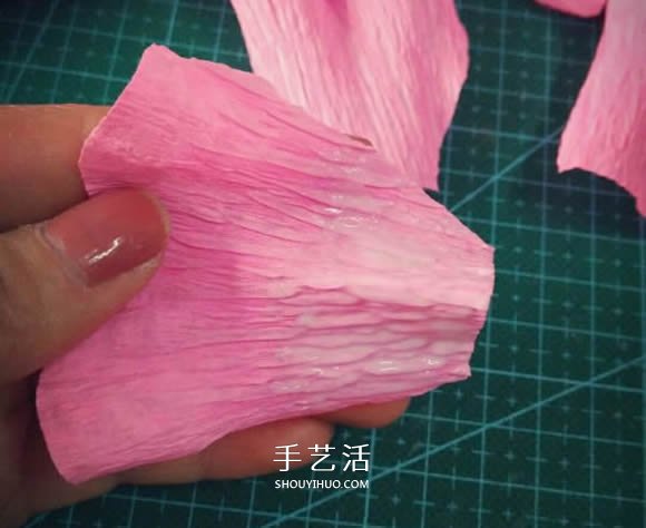 皺紋紙手工制作美麗紙花的做法圖解 -  rpnrmr.com