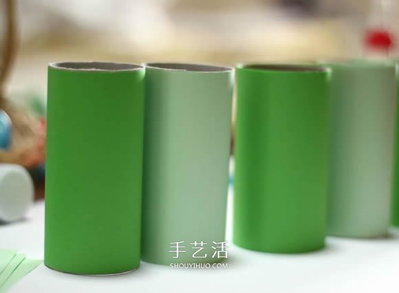 衛(wèi)生紙筒手工制作毛毛蟲筆筒的做法 -  rpnrmr.com