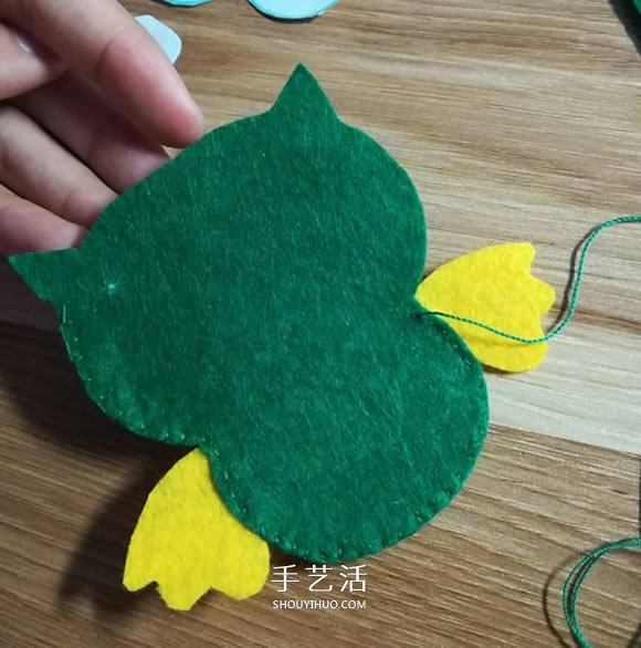 不織布手工制作貓頭鷹布偶的做法 -  rpnrmr.com