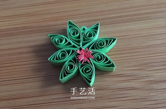 DIY圣誕節(jié)衍紙雪花裝飾的方法圖解 -  rpnrmr.com