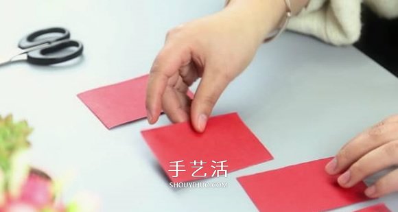 卡紙手工制作一串爆竹裝飾的做法 -  rpnrmr.com