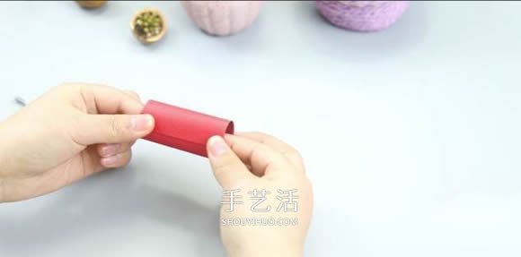 卡紙手工制作一串爆竹裝飾的做法 -  rpnrmr.com