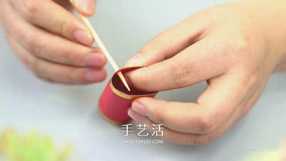 卡紙手工制作一串爆竹裝飾的做法 -  rpnrmr.com