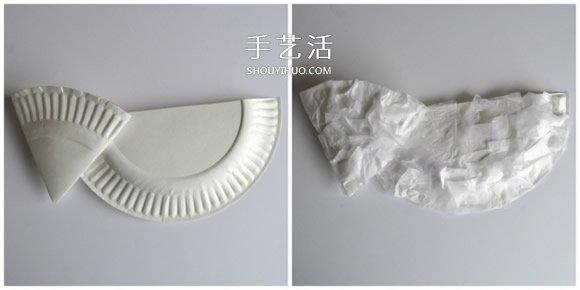 簡單紙盤手工制作北極狐的做法圖解 -  rpnrmr.com