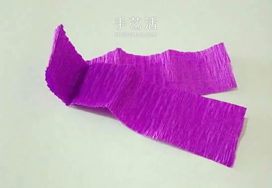 皺紋紙手工制作情人節(jié)勿忘我花的做法 -  rpnrmr.com