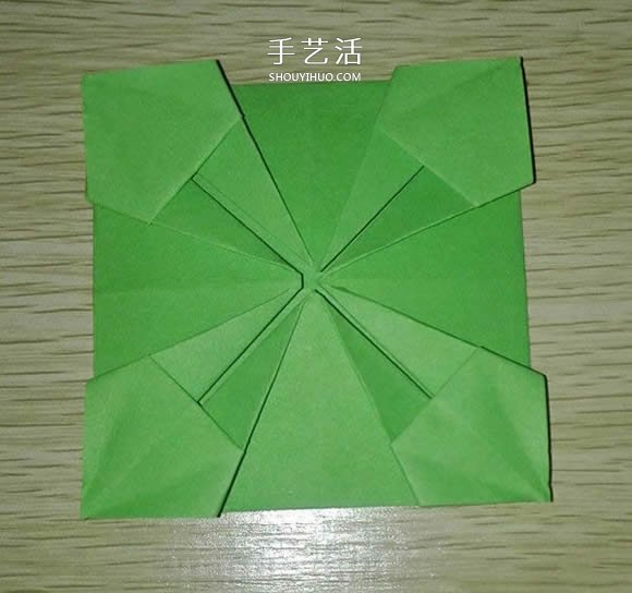簡單又漂亮紙花籃怎么折的圖解教程 -  rpnrmr.com