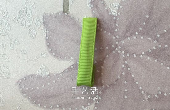 絲帶手工制作花朵發(fā)飾的做法圖解 -  rpnrmr.com