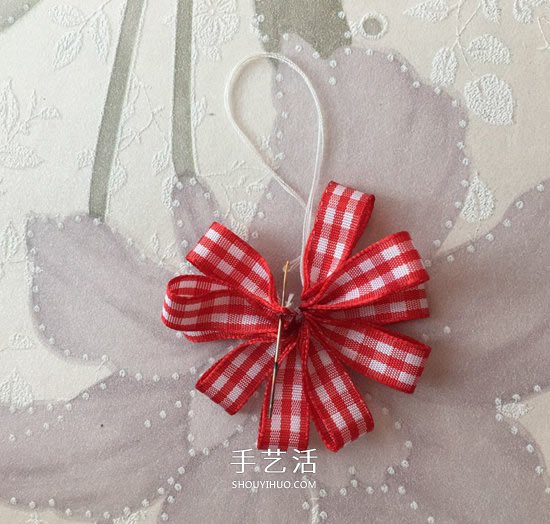 絲帶手工制作花朵發(fā)飾的做法圖解 -  rpnrmr.com