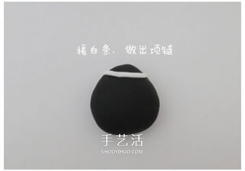 自制卡通風(fēng)格粘土黑豹冰箱貼的方法 -  rpnrmr.com