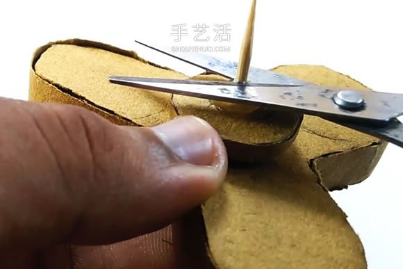 硬紙板手工制作指尖陀螺的視頻教程 -  rpnrmr.com