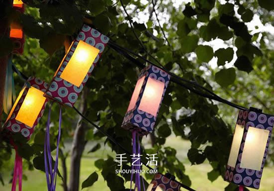 DIY古色古香牛奶盒燈籠的方法教程 -  rpnrmr.com