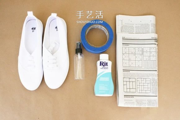 舊帆布鞋染色改造做出漸變效果的方法 -  rpnrmr.com