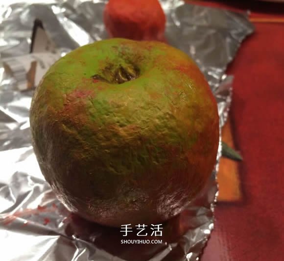 自制逼真蘋果模型的方法教程 -  rpnrmr.com