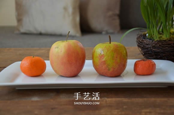 自制逼真蘋果模型的方法教程 -  rpnrmr.com