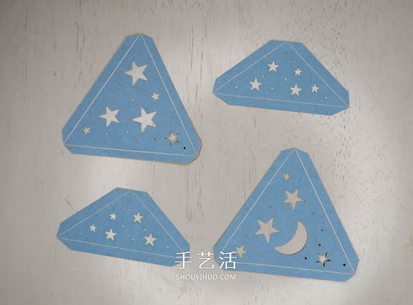 自制二十面體星光投影燈的方法教程 -  rpnrmr.com