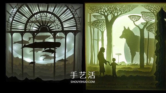 精致“紙雕燈箱”作品欣賞并附紙雕視頻教程 -  rpnrmr.com
