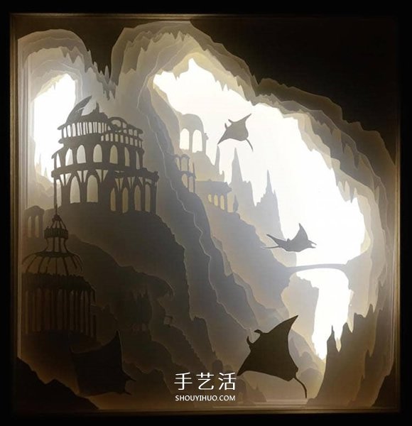 精致“紙雕燈箱”作品欣賞并附紙雕視頻教程 -  rpnrmr.com