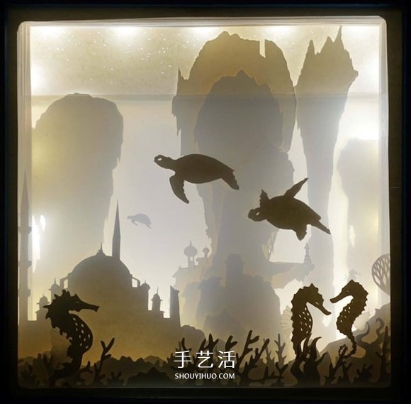 精致“紙雕燈箱”作品欣賞并附紙雕視頻教程 -  rpnrmr.com