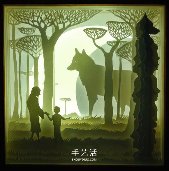 精致“紙雕燈箱”作品欣賞并附紙雕視頻教程 -  rpnrmr.com