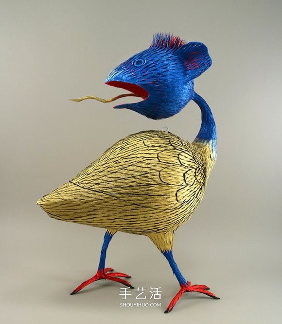 紙做的奇幻生物雕塑 超現(xiàn)實(shí)風(fēng)格皮納塔作品！ -  rpnrmr.com