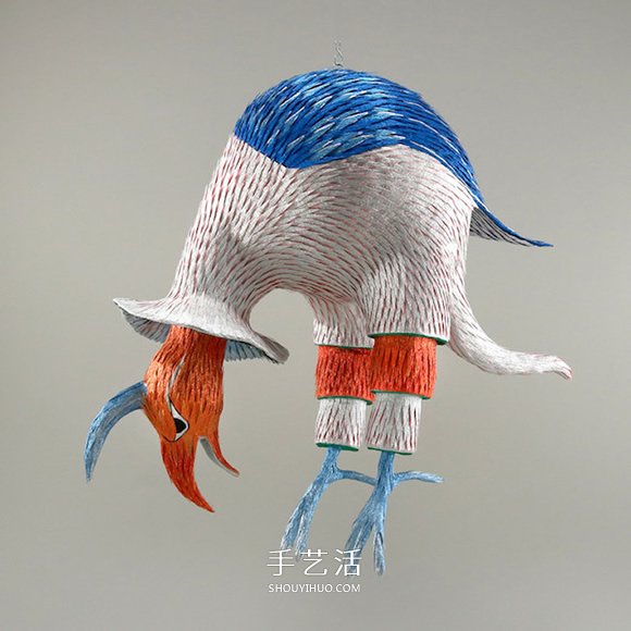紙做的奇幻生物雕塑 超現(xiàn)實(shí)風(fēng)格皮納塔作品！ -  rpnrmr.com