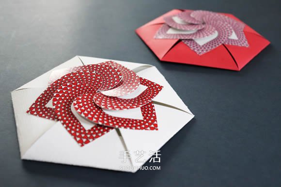 采用禮品信封設(shè)計(jì) 創(chuàng)意情人節(jié)卡片制作視頻 -  rpnrmr.com