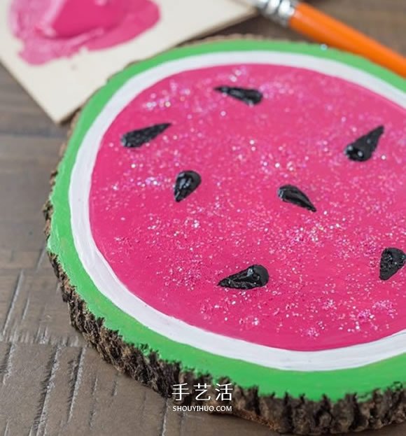 為你的餐桌添彩！自制夏日西瓜杯墊的方法 -  rpnrmr.com