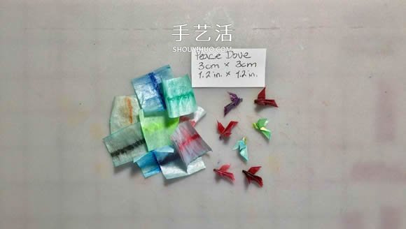 折紙迷你蝴蝶和鴿子 做成精美玻璃裝飾品！ -  rpnrmr.com