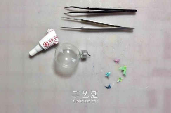 折紙迷你蝴蝶和鴿子 做成精美玻璃裝飾品！ -  rpnrmr.com