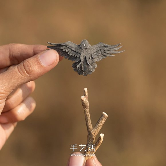 365天的堅(jiān)持！剪紙出微型相思鳥(niǎo)、黃鸝…… -  rpnrmr.com