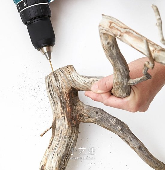 迷人的吊燈裝飾！枯枝和玻璃罐的再利用DIY -  rpnrmr.com