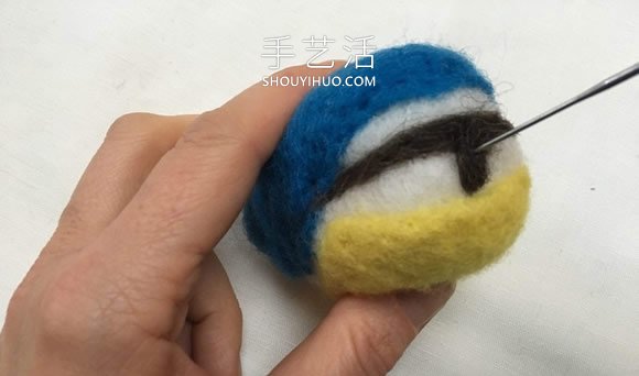 春天的使者！漂亮羊毛氈藍(lán)山雀的制作教程 -  rpnrmr.com