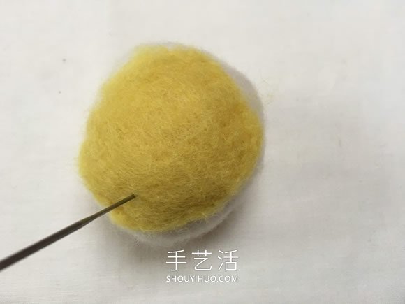 春天的使者！漂亮羊毛氈藍(lán)山雀的制作教程 -  rpnrmr.com