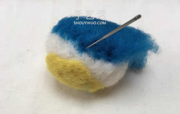 春天的使者！漂亮羊毛氈藍(lán)山雀的制作教程 -  rpnrmr.com