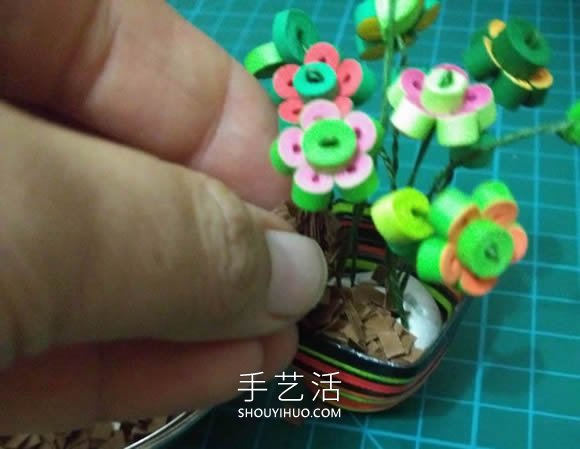 三八女神節(jié)禮物！小巧可愛的衍紙盆栽制作教程 -  rpnrmr.com