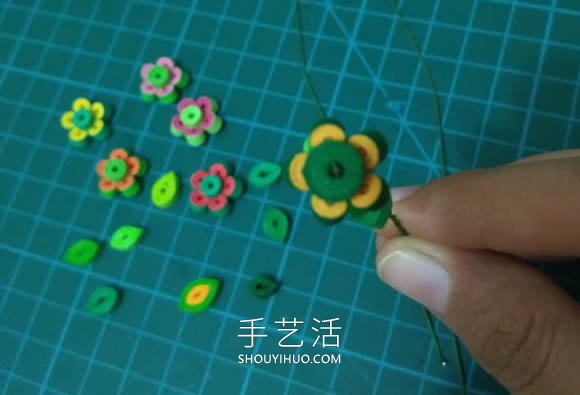 三八女神節(jié)禮物！小巧可愛的衍紙盆栽制作教程 -  rpnrmr.com