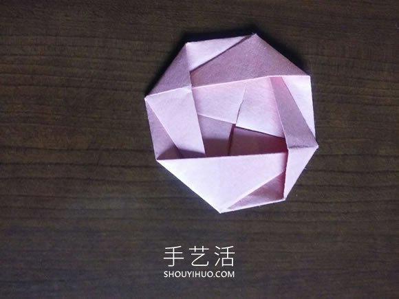 可以組合出復(fù)雜款！簡(jiǎn)單平面玫瑰花的折紙教程 -  rpnrmr.com