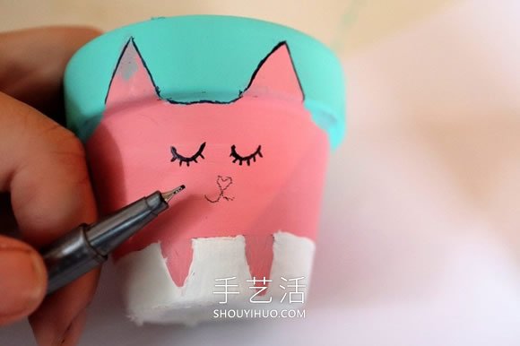 多肉花盆卡通畫！簡(jiǎn)單手繪改造出超萌款 -  rpnrmr.com