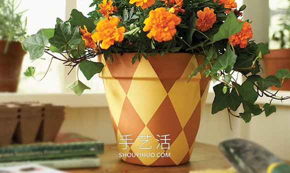 多肉花盆卡通畫！簡(jiǎn)單手繪改造出超萌款 -  rpnrmr.com
